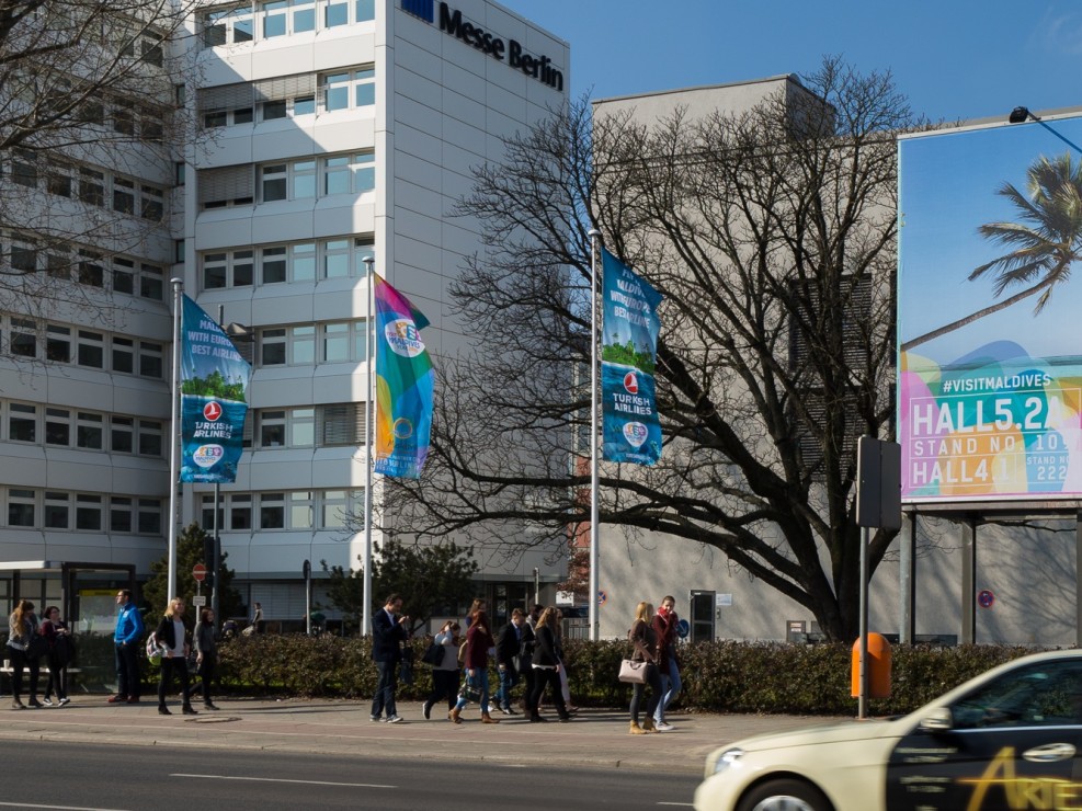 Fahnen Headquarters Messe Berlin