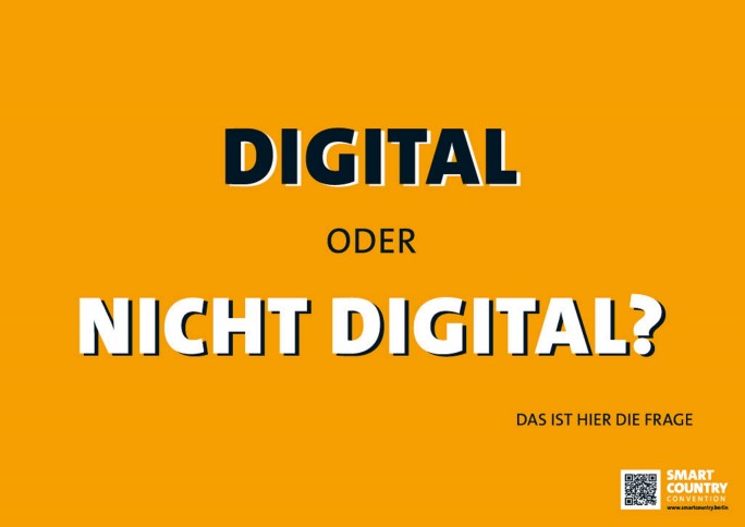 Werbeplakat: Digital oder nicht Didital
